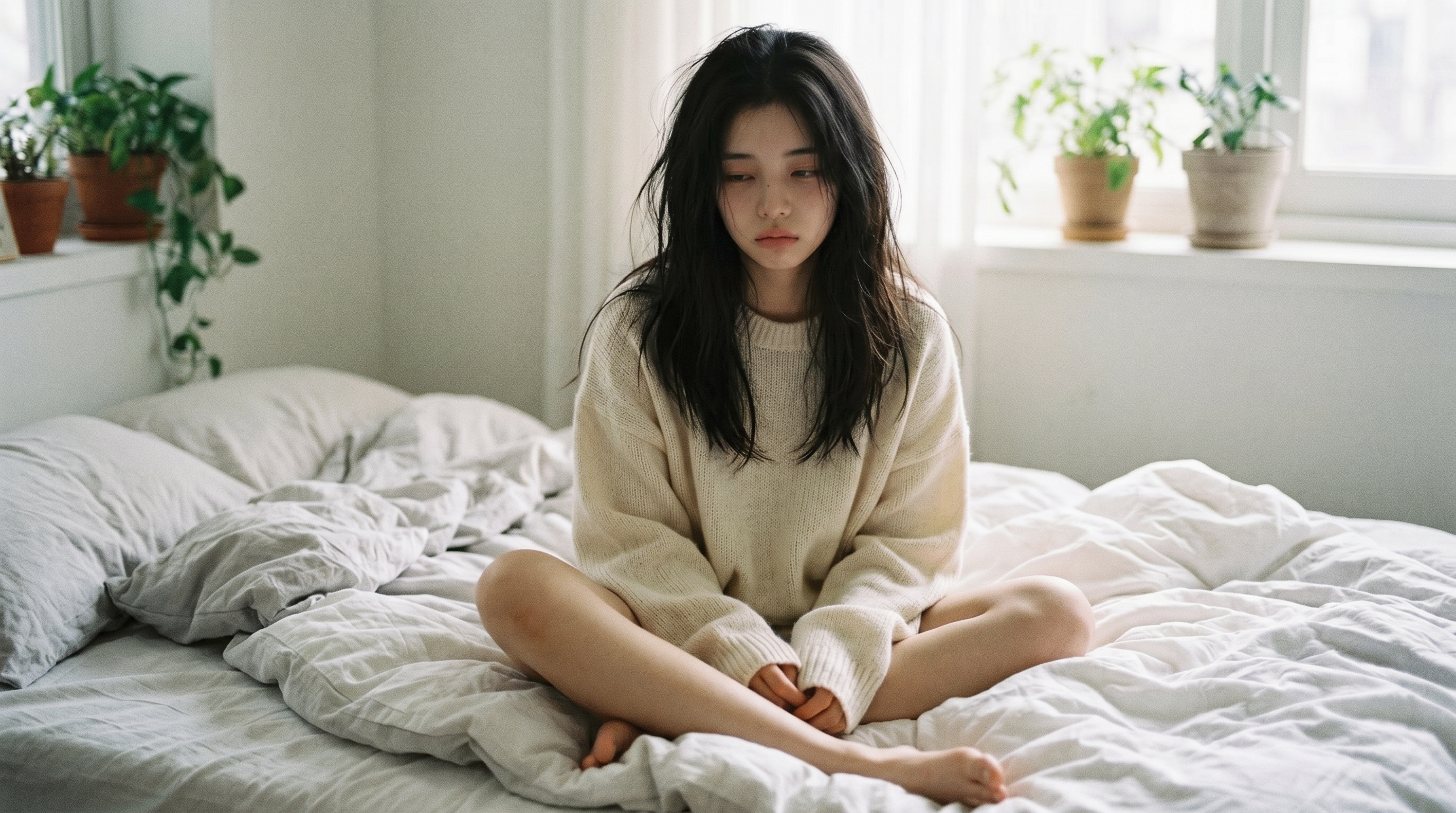  女性荷爾蒙失調疲憊感示意圖